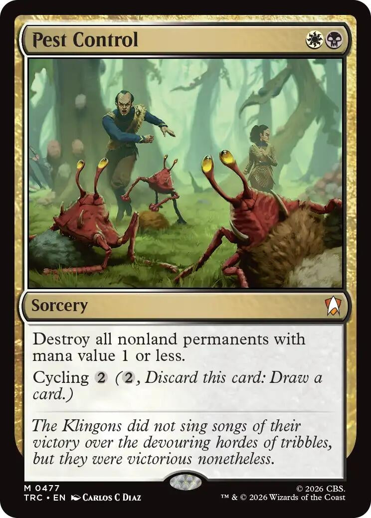 Image for Pest Control (Commander: Star Trek) (TRC) - Magic: The Gathering