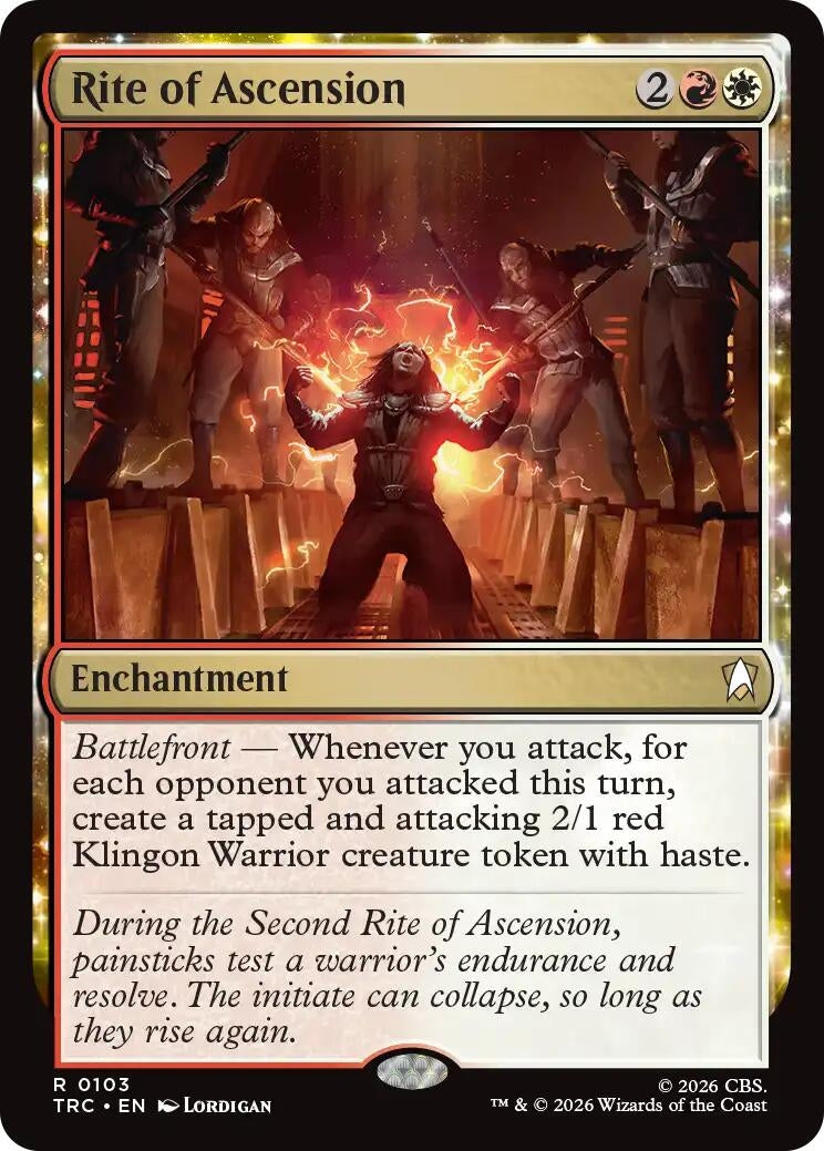 Image for Rite of Ascension (Surge Foil) (Commander: Star Trek) (TRC) - Magic: The Gathering