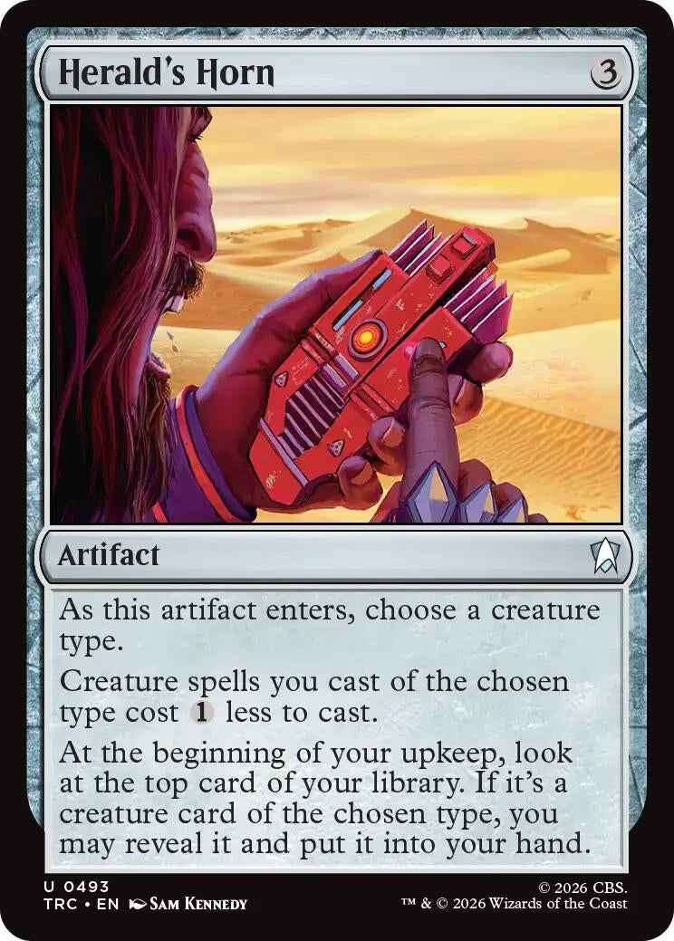 Image for Herald's Horn (Commander: Star Trek) (TRC) - Magic: The Gathering