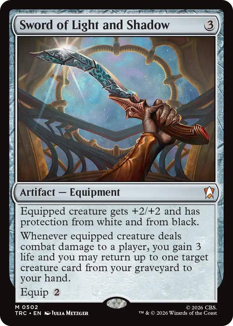 Image for Sword of Light and Shadow (Surge Foil) (Commander: Star Trek) (TRC) - Magic: The Gathering