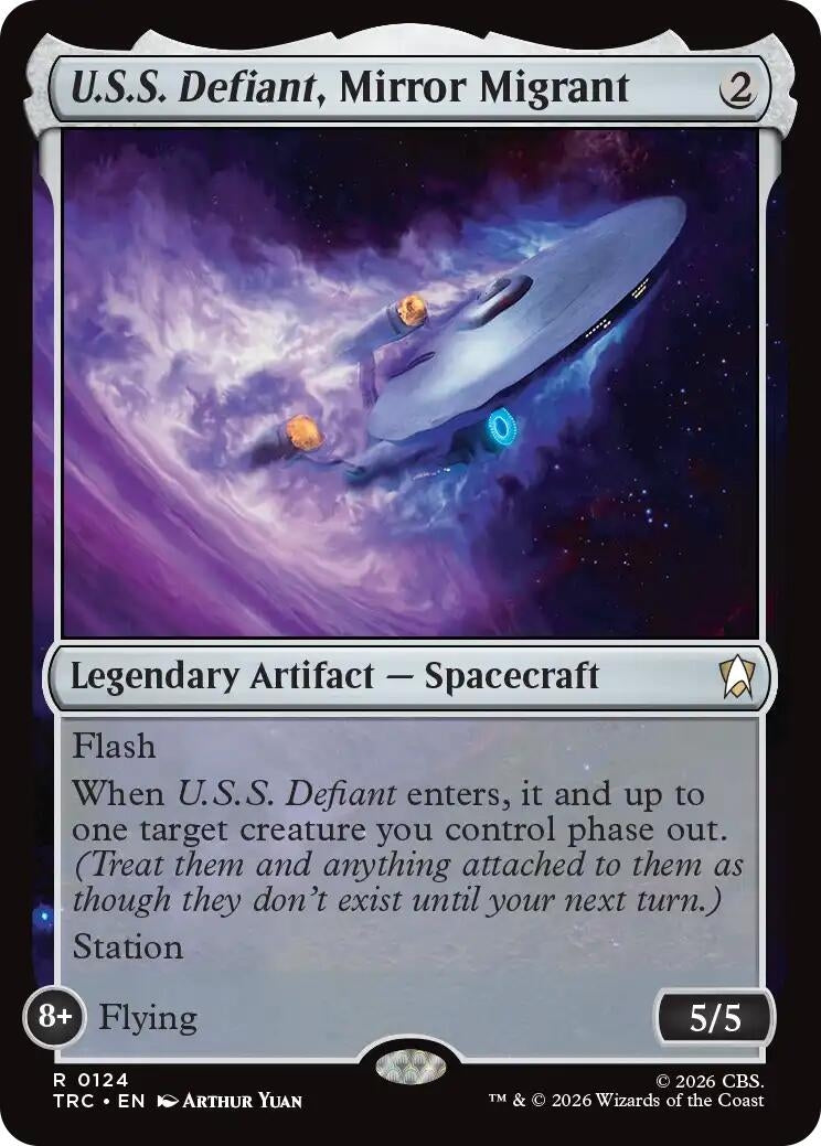 Image for U.S.S. Defiant, Mirror Migrant (124) (Commander: Star Trek) (TRC) - Magic: The Gathering