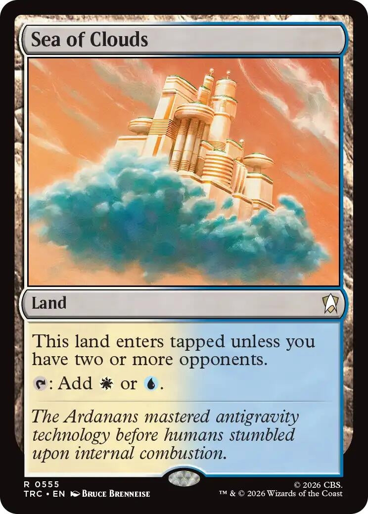Image for Sea of Clouds (555) (Commander: Star Trek) (TRC) - Magic: The Gathering