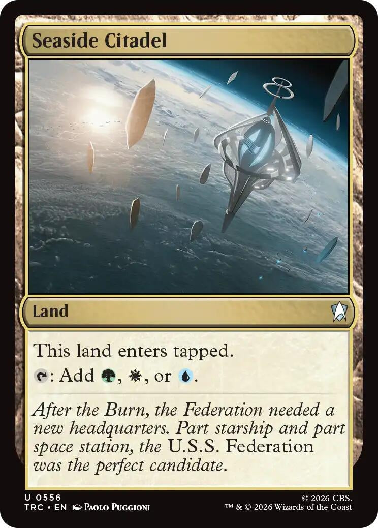 Image for Seaside Citadel (556) (Commander: Star Trek) (TRC) - Magic: The Gathering