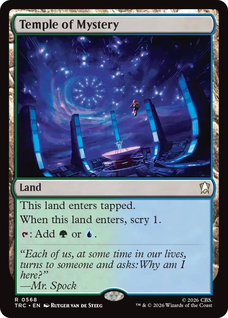 Image for Temple of Mystery (568) (Commander: Star Trek) (TRC) - Magic: The Gathering