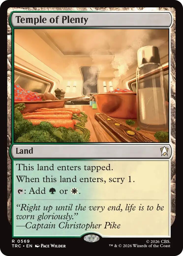 Image for Temple of Plenty (569) (Commander: Star Trek) (TRC) - Magic: The Gathering