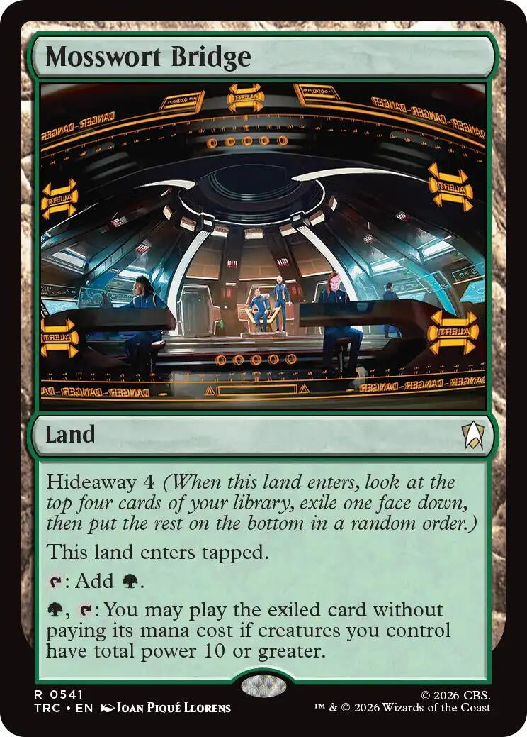 Image for Mosswort Bridge (Surge Foil) (541) (Commander: Star Trek) (TRC) - Magic: The Gathering