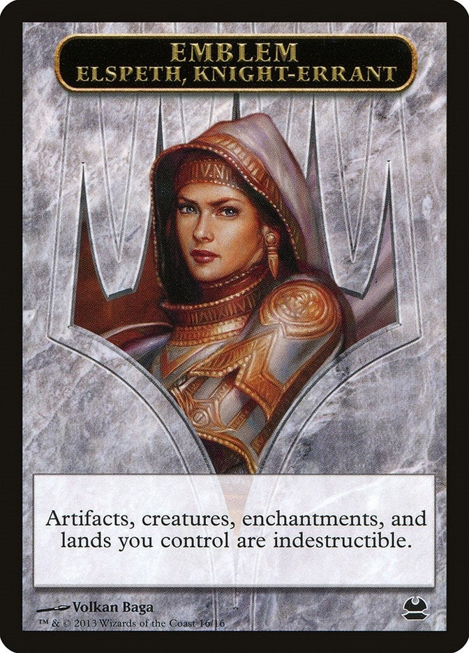 Image for Emblem - Elspeth, Knight-Errant (16) (Modern Masters) - Magic: The Gathering