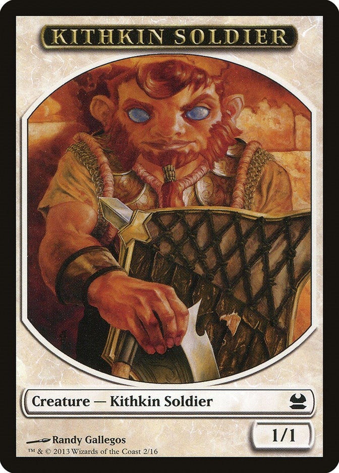 Image for Kithkin Soldier Token (2) (Modern Masters) - Magic: The Gathering
