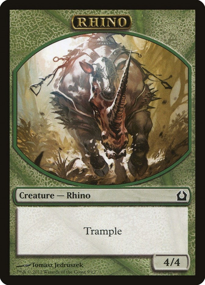 Image for Rhino Token (9) (Return to Ravnica) - Magic: The Gathering