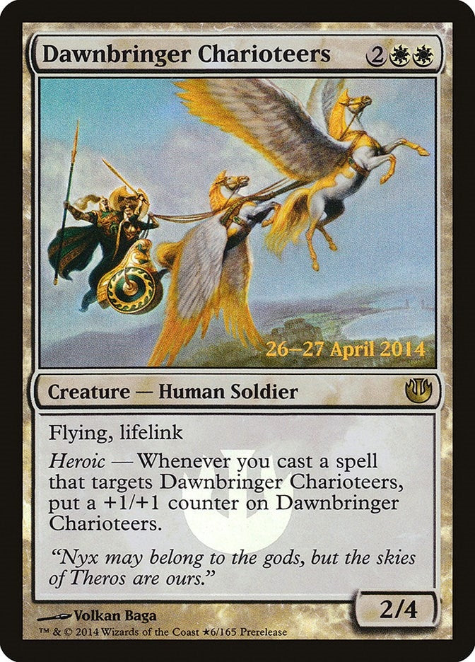 Image for Dawnbringer Charioteers (6) (Prerelease Cards) (PRE) - Magic: The Gathering