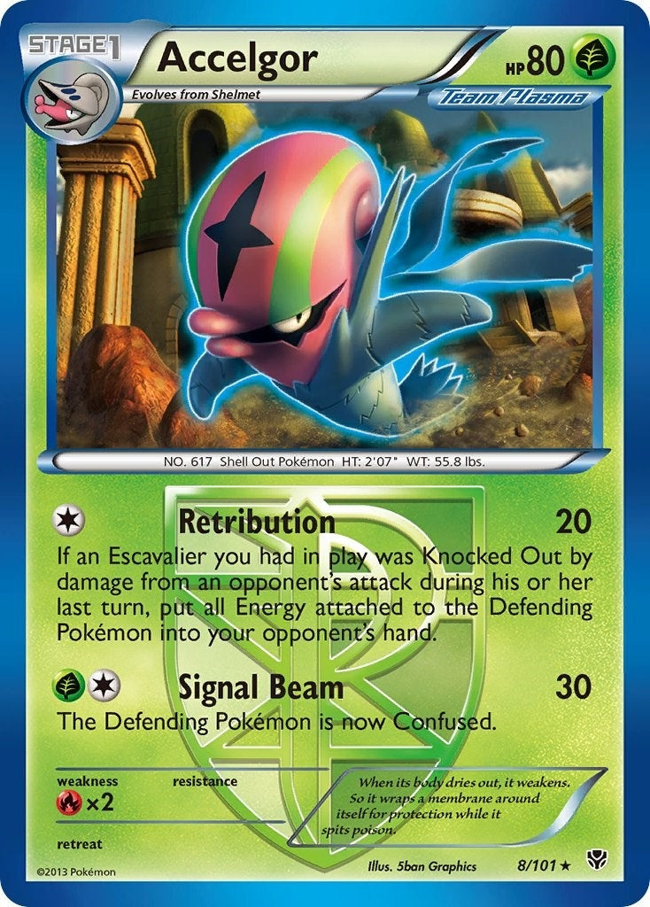 Accelgor (Team Plasma) (8/101) (Plasma Blast)