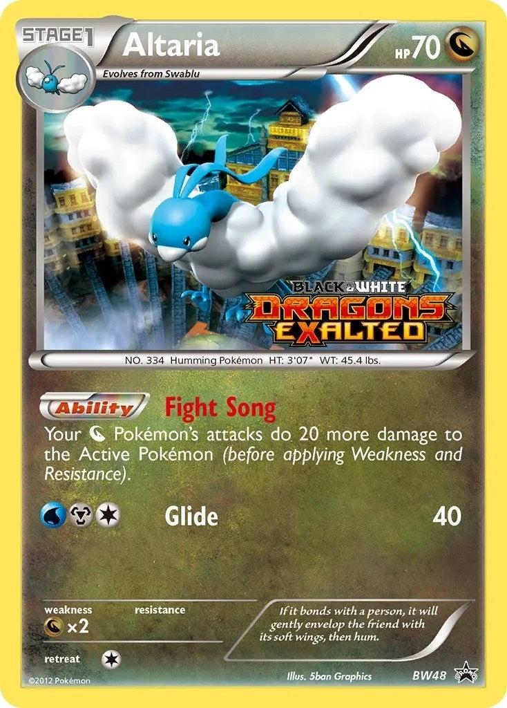 Image for Altaria - BW48 (Prerelease) (BW48) (Black and White Promos) (PR) - Pokemon