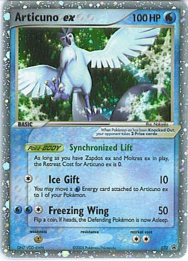 Articuno ex - 032 (EX Collector's Window Tins) (032) (Nintendo Promos)