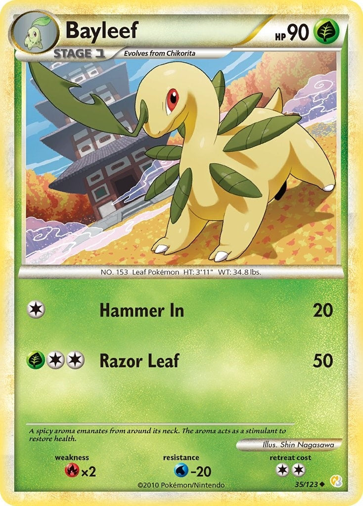 Bayleef (35/123) (HeartGold SoulSilver)