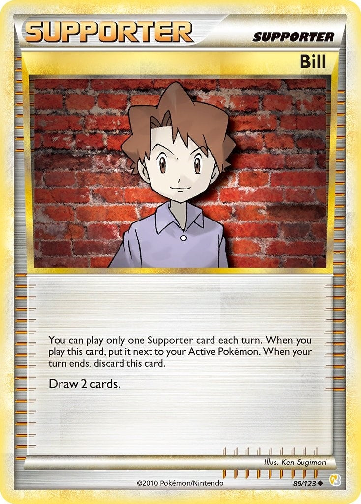 Bill (89/123) (HeartGold SoulSilver)