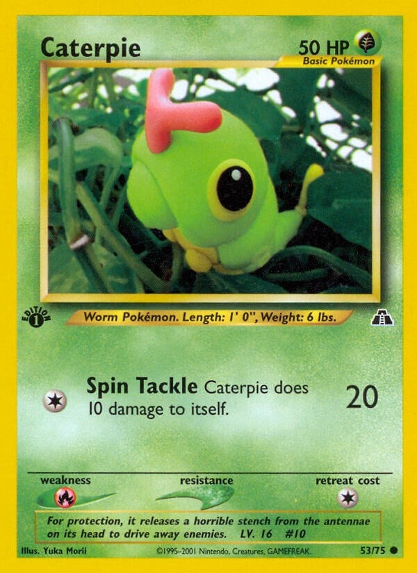 Caterpie (53/75) (Neo Discovery)