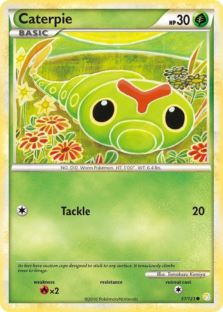 Caterpie (57/123) (HeartGold SoulSilver)