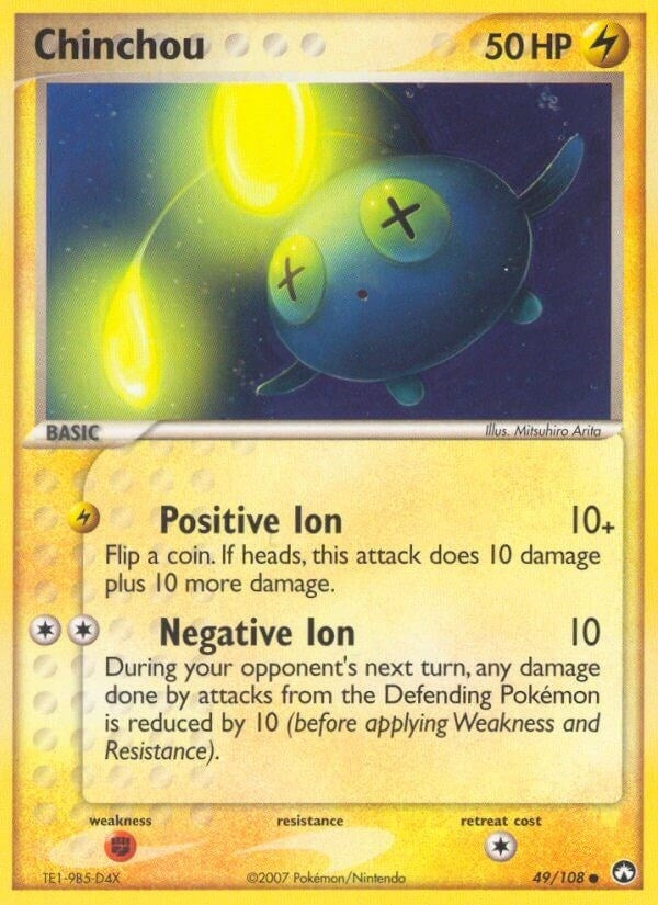 Chinchou (49/108) (EX Power Keepers)