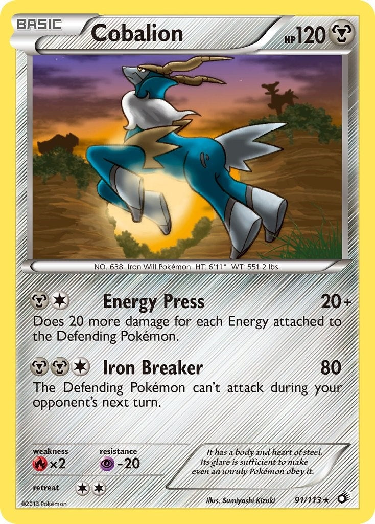 Cobalion (91/113) (Legendary Treasures)