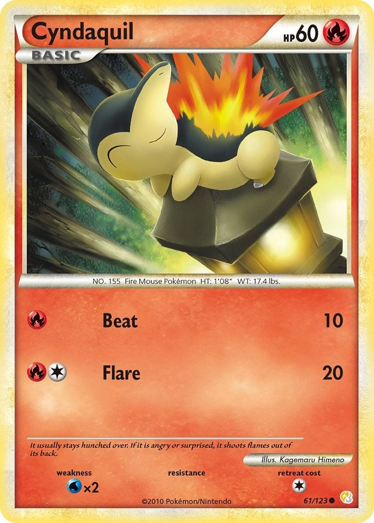 Cyndaquil (61/123) (HeartGold SoulSilver)