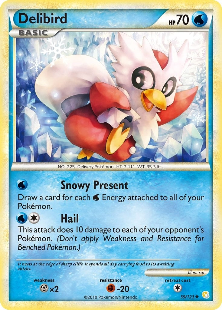 Delibird (39/123) (HeartGold SoulSilver)