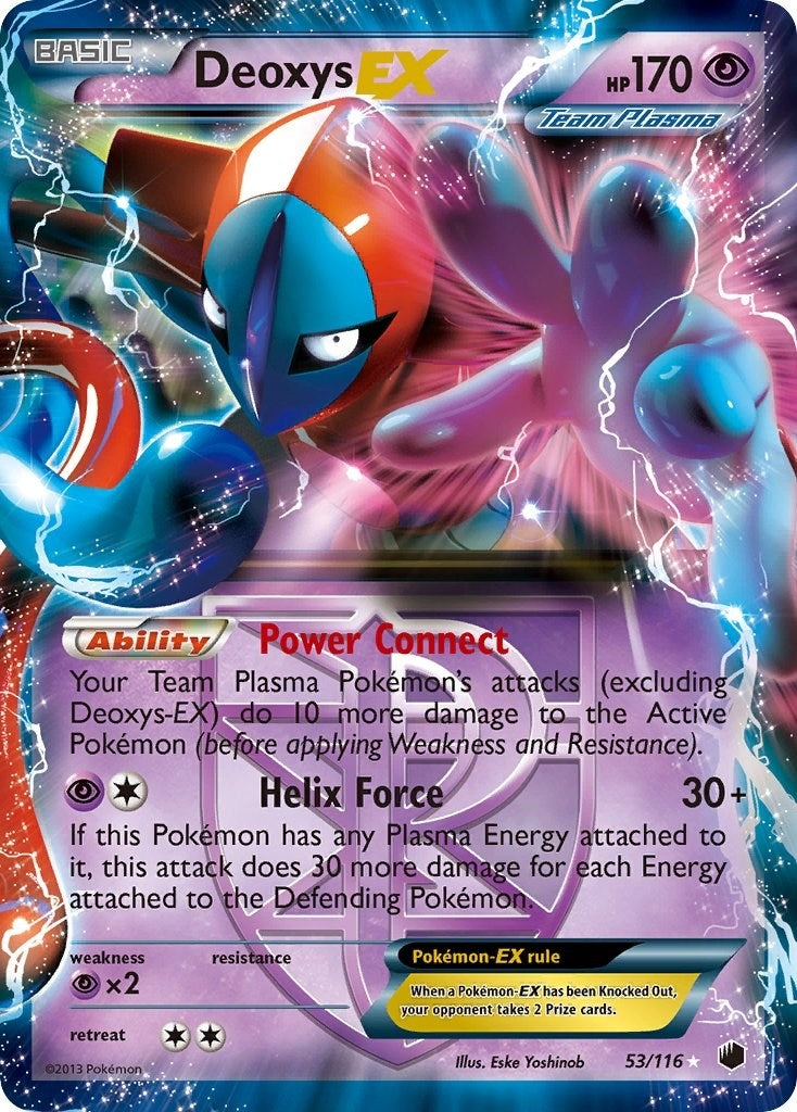 Image for Deoxys EX (Team Plasma) (53/116) (Plasma Freeze) (PLF) - Pokemon