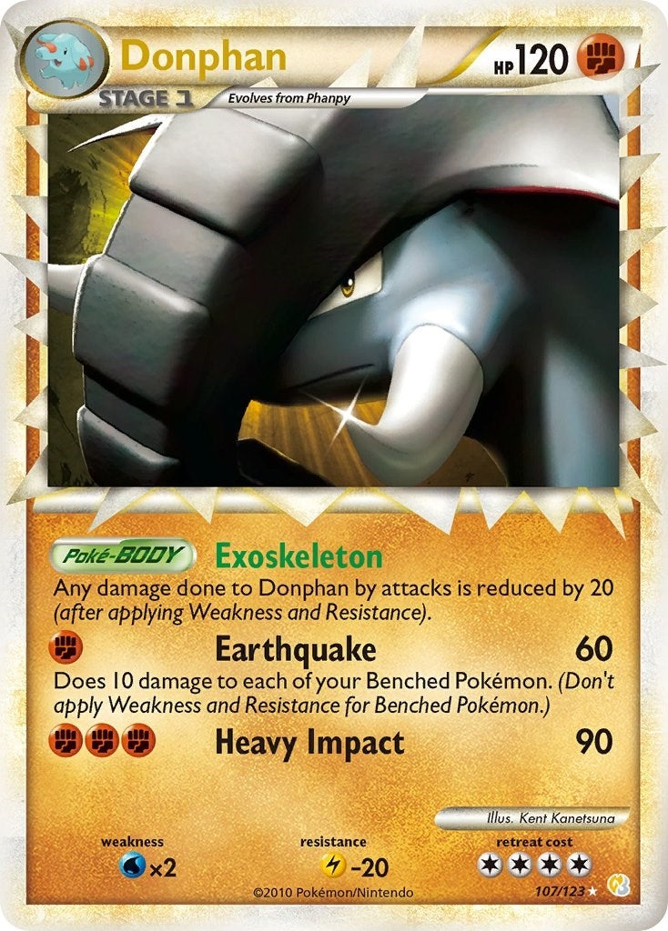 Donphan (Prime) (107/123) (HeartGold SoulSilver)