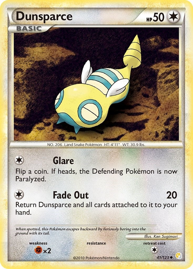 Dunsparce (41/123) (HeartGold SoulSilver)