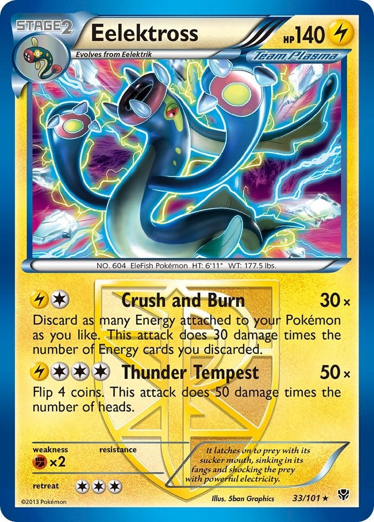 Eelektross (Team Plasma) (33/101) (Plasma Blast)