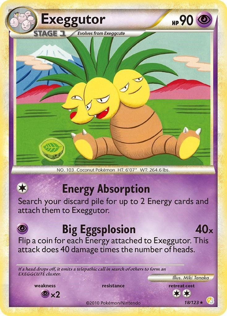 Exeggutor (18/123) (HeartGold SoulSilver)