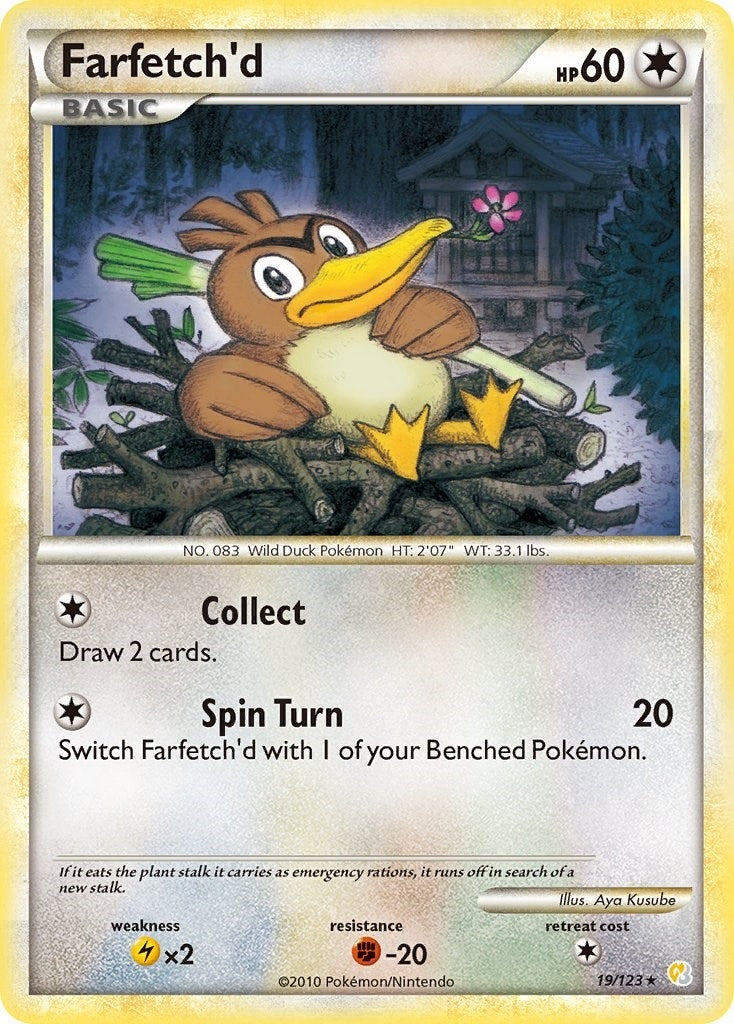 Farfetch'd (19/123) (HeartGold SoulSilver)