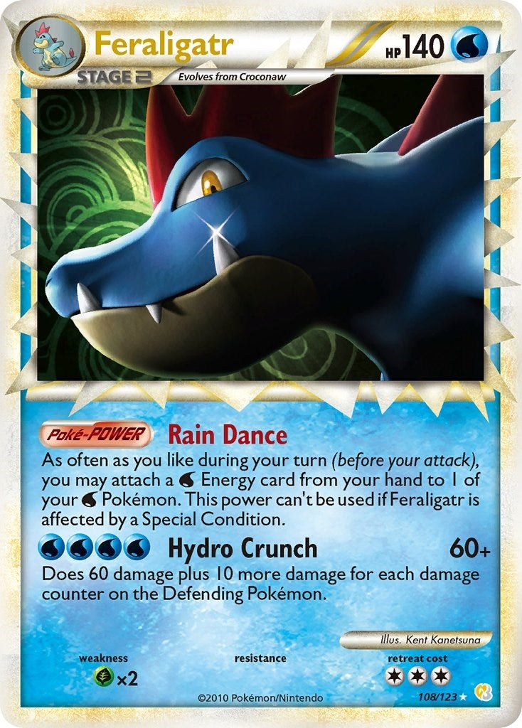 Feraligatr (Prime) (108/123) (HeartGold SoulSilver)