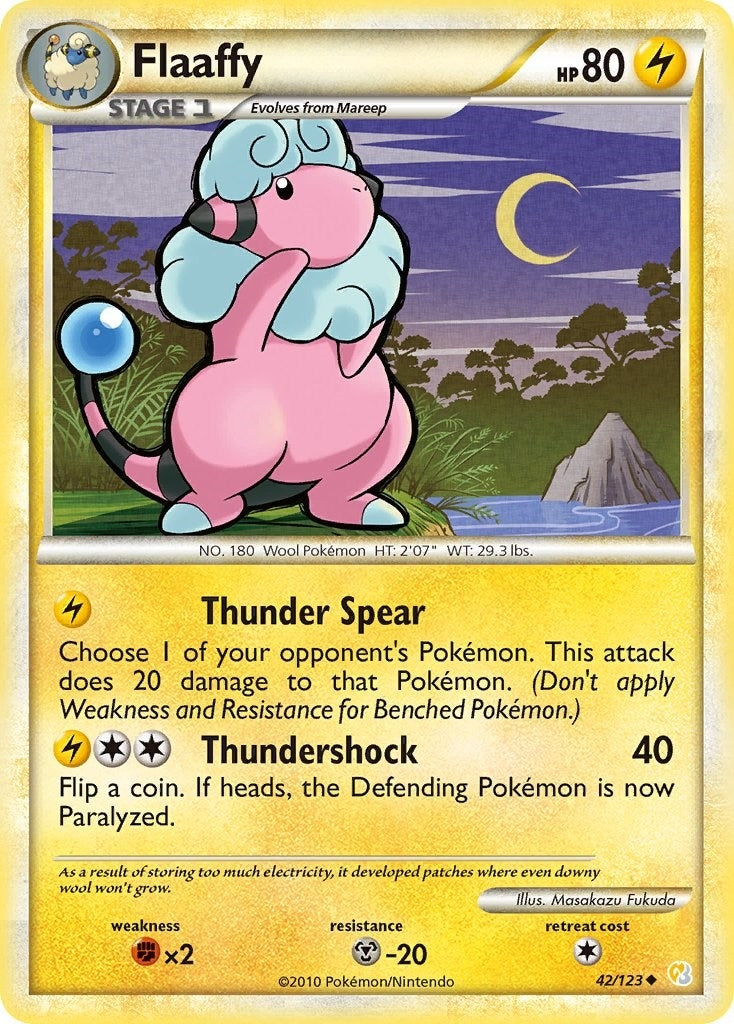 Flaaffy (42/123) (HeartGold SoulSilver)