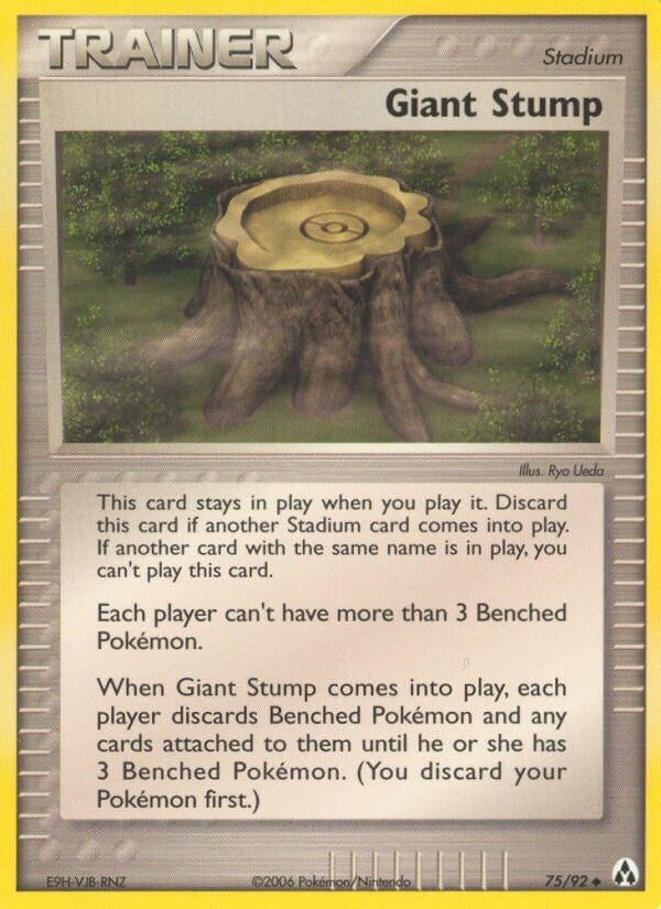 Giant Stump (75/92) (EX Legend Maker)