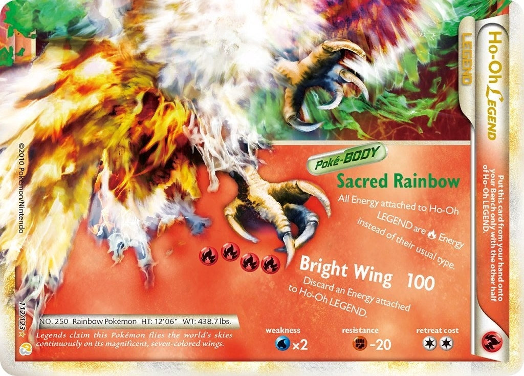 Ho-Oh Legend (Bottom) (112/123) (HeartGold SoulSilver)