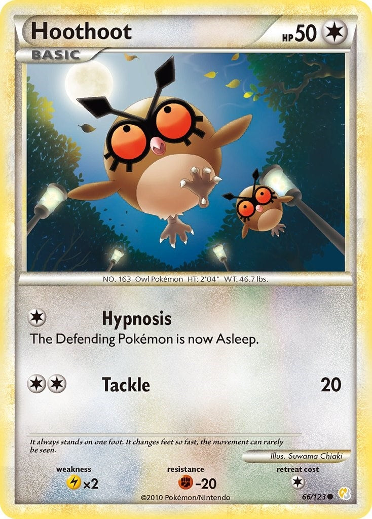 Hoothoot (66/123) (HeartGold SoulSilver)