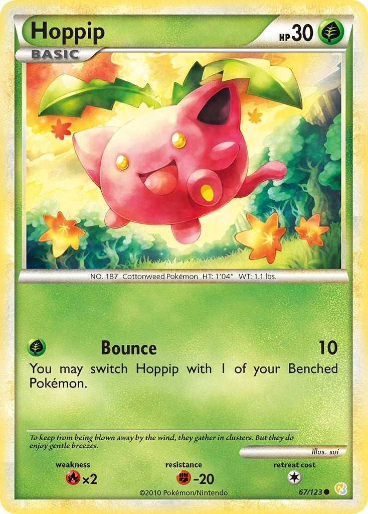 Hoppip (67/123) (HeartGold SoulSilver)