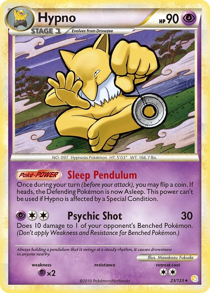 Hypno (23/123) (HeartGold SoulSilver)