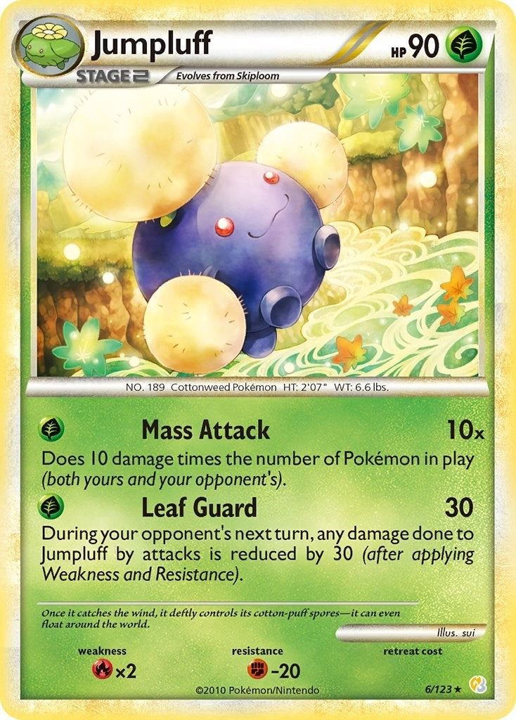 Jumpluff (6/123) (HeartGold SoulSilver)