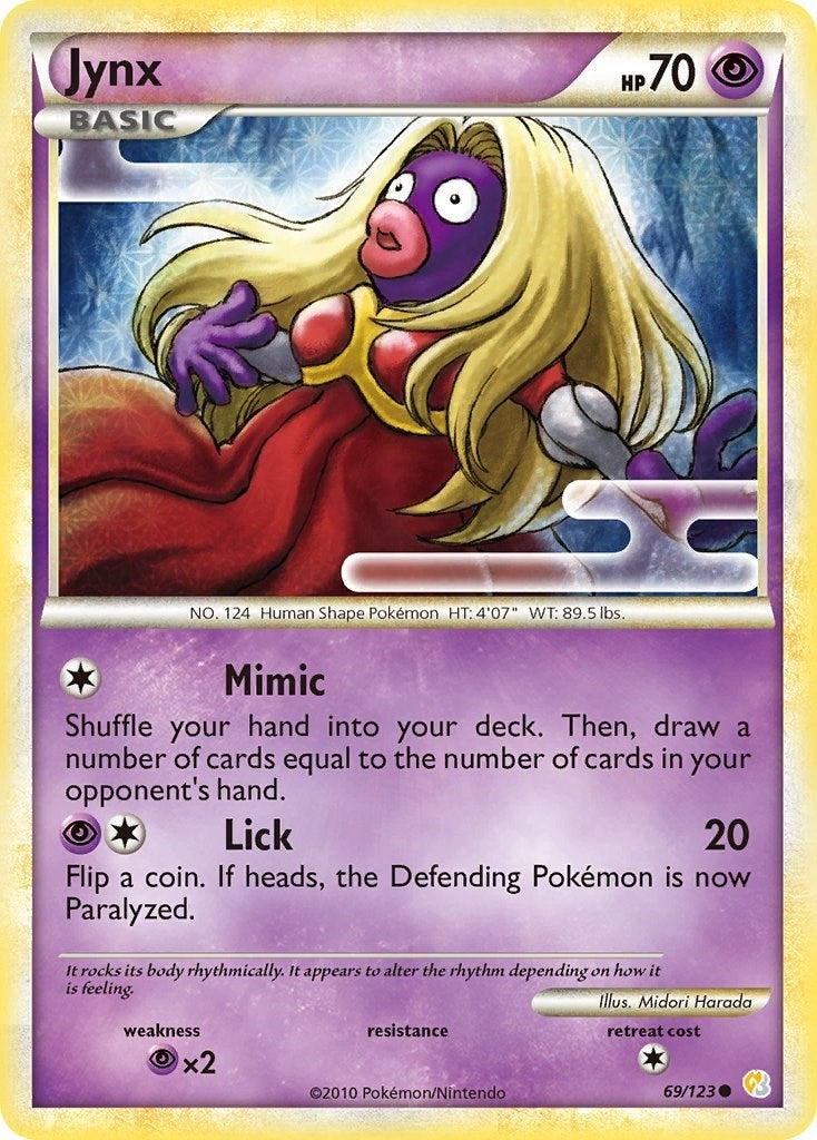 Jynx (69/123) (HeartGold SoulSilver)