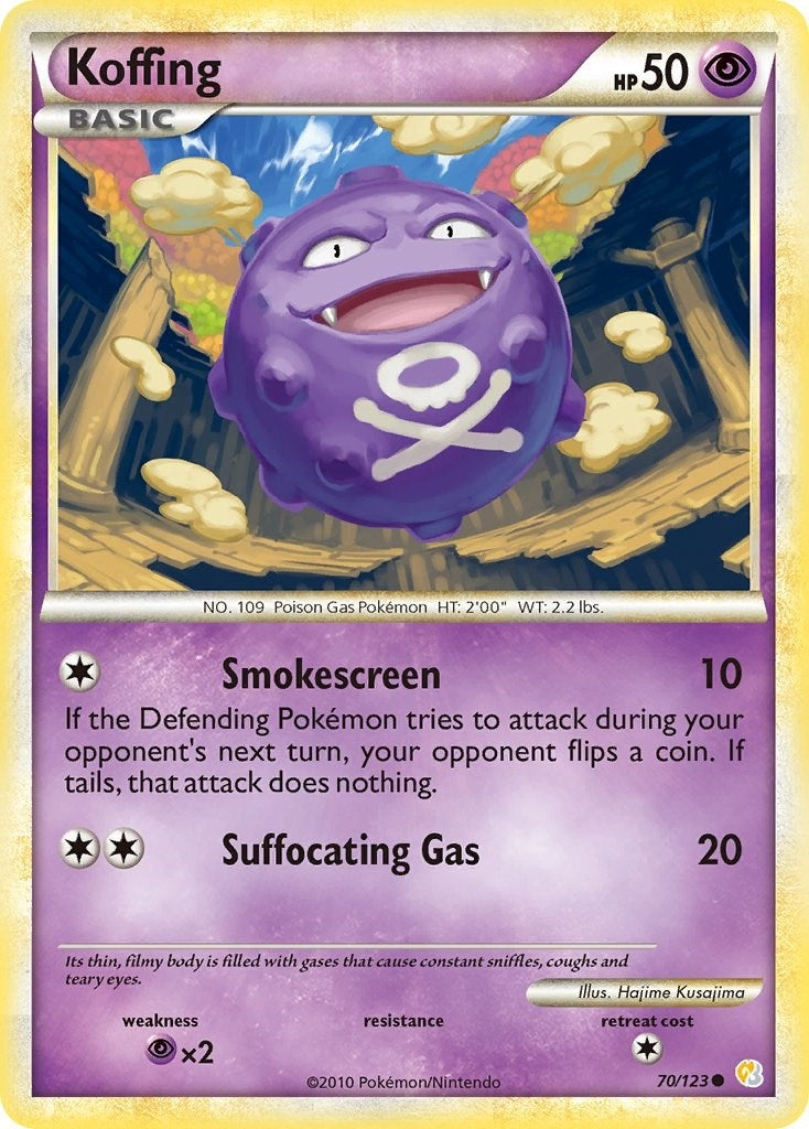 Koffing (70/123) (HeartGold SoulSilver)