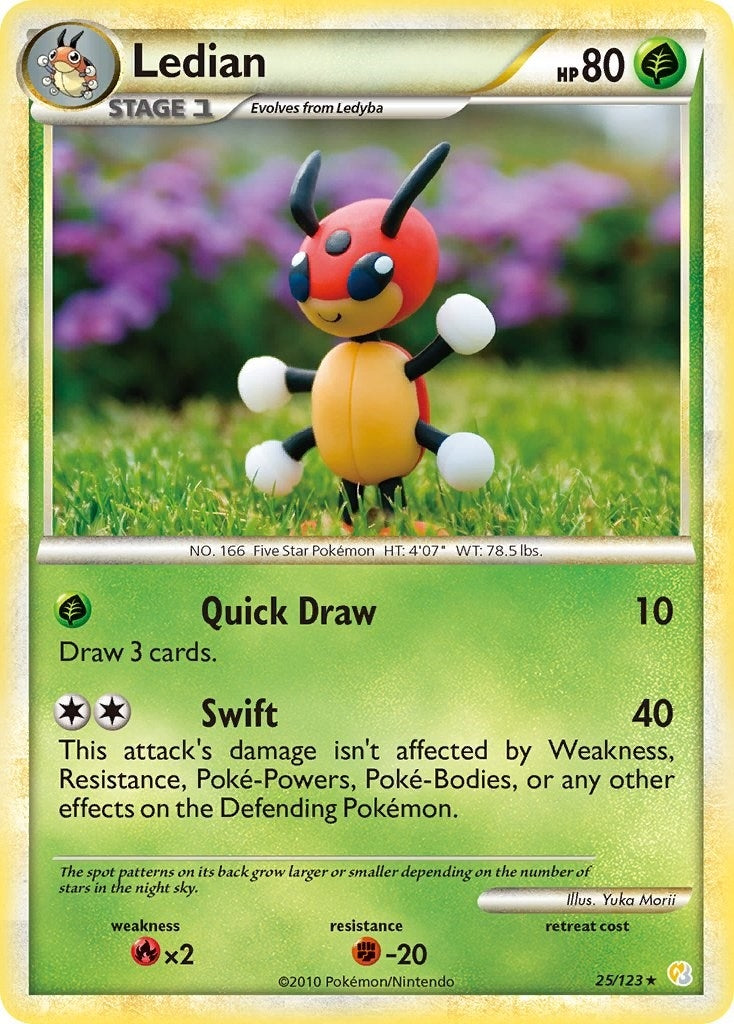Ledian (25/123) (HeartGold SoulSilver)