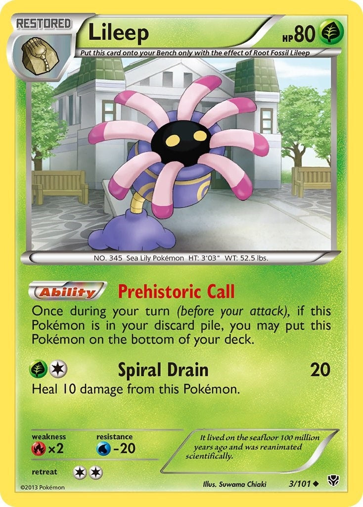 Lileep (3/101) (Plasma Blast)