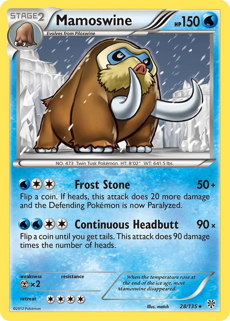 Mamoswine (28/135) (Plasma Storm)