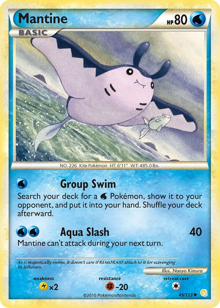 Mantine (45/123) (HeartGold SoulSilver)