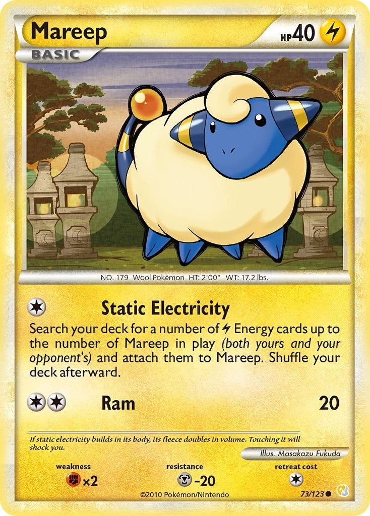 Mareep (73/123) (HeartGold SoulSilver)