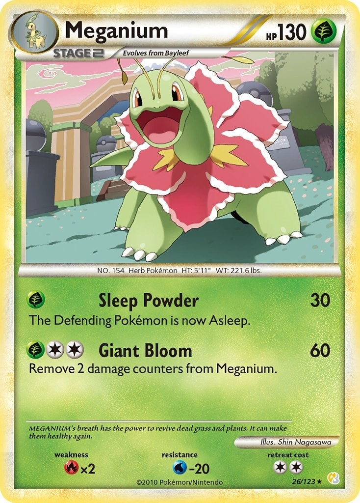 Meganium (26/123) (HeartGold SoulSilver)