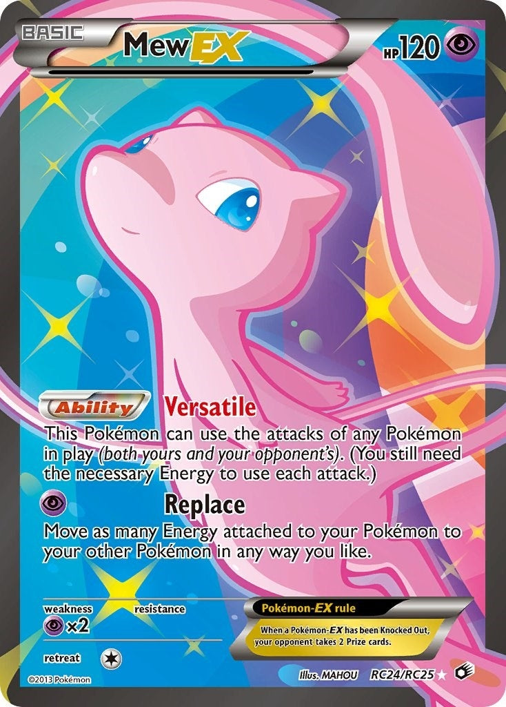 Mew EX (Full Art) (RC24/RC25) (Legendary Treasures: Radiant Collection)