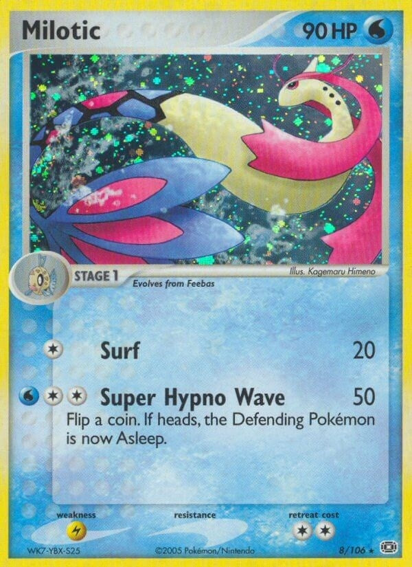 Milotic (8/106) (EX Emerald)
