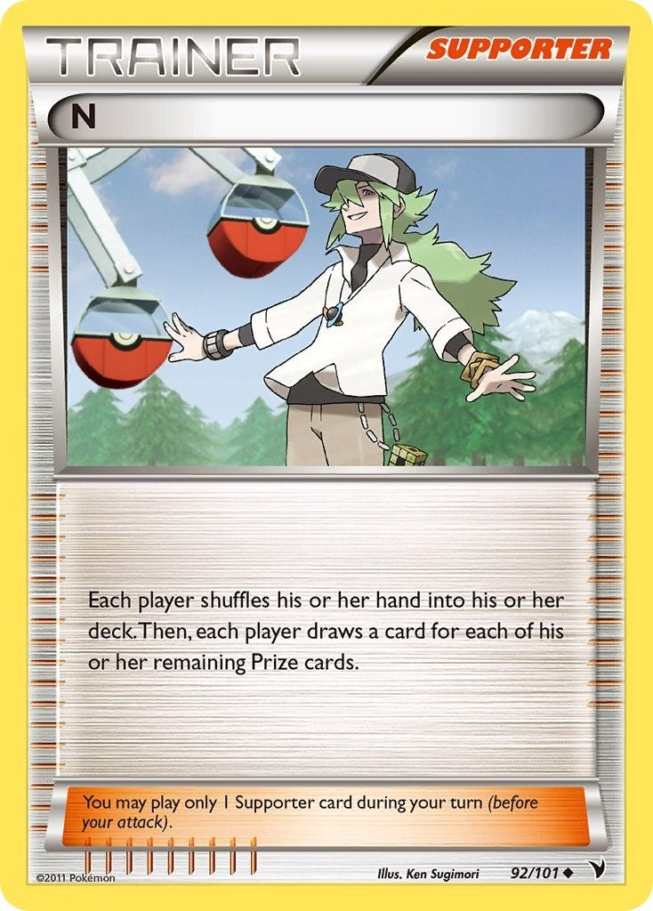 N (Supporter) (92/101) (Noble Victories)
